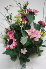 Load image into Gallery viewer, Memorial Cemetery Flowers Large Wildflower Bush-Pink
