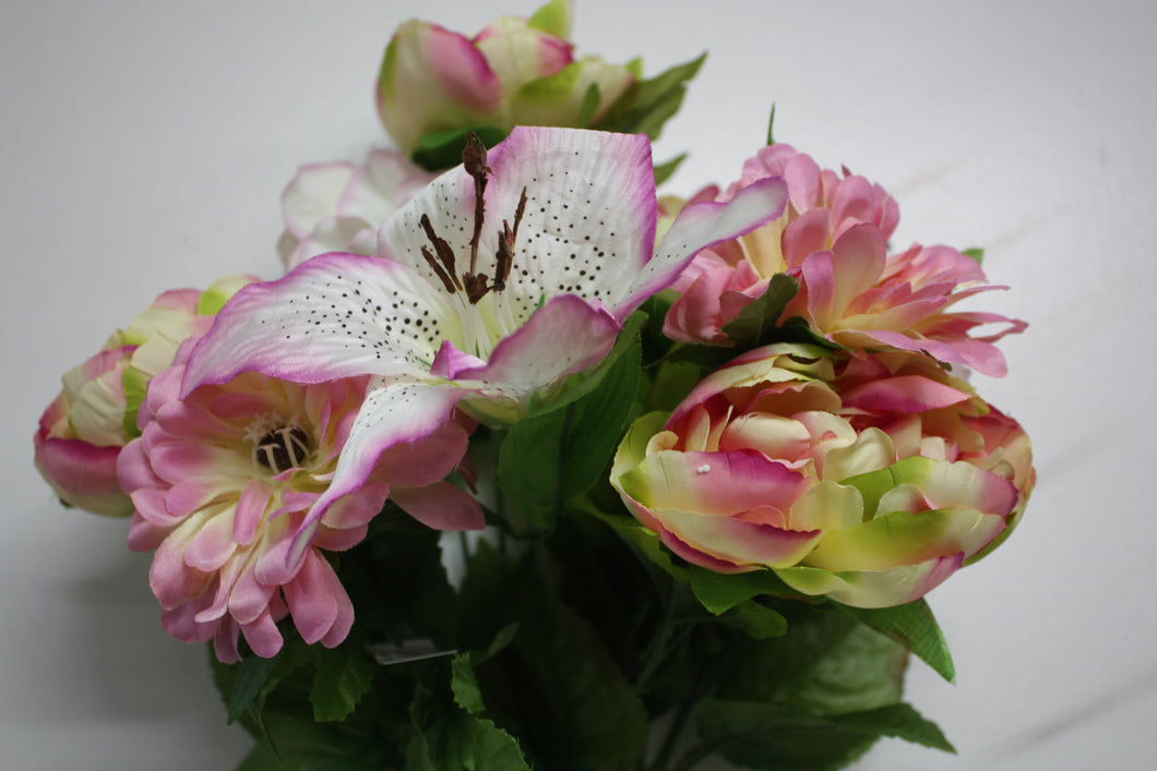Memorial Cemetery Flowers Peony/Lily/Light Pink