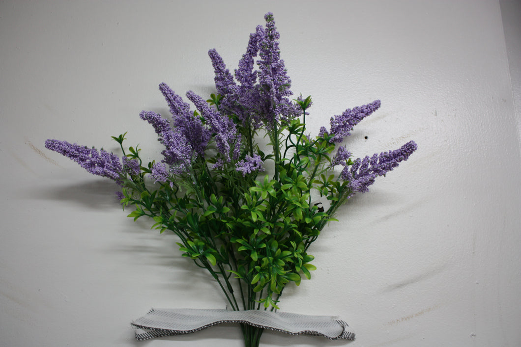 Memorial Cemetery Flowers Heather Bush Light purple/lavender