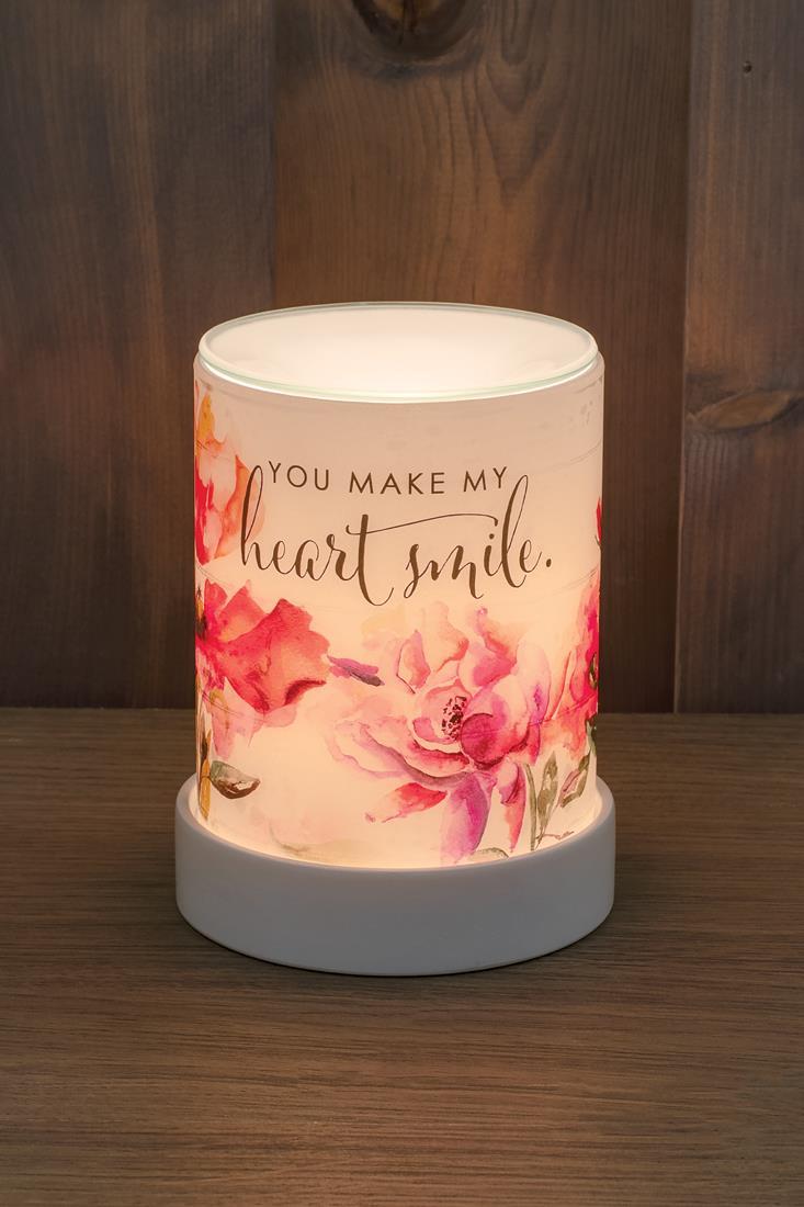 HOME DECOR, GIFTS AND SUCH tart warmer You Make My Heart Smile