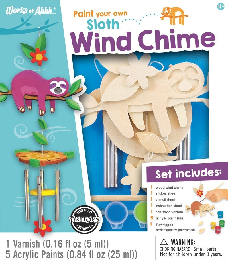 KIDS CORNER SLOTH WIND CHIME