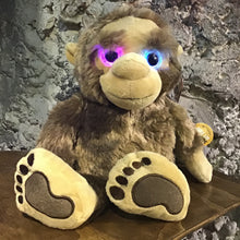 Load image into Gallery viewer, Camping/RV/Outdoors Glow with me Bigfoot Plush Doll
