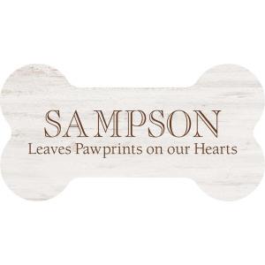 Engravable & Personalized Gifts Dog Bone Sign