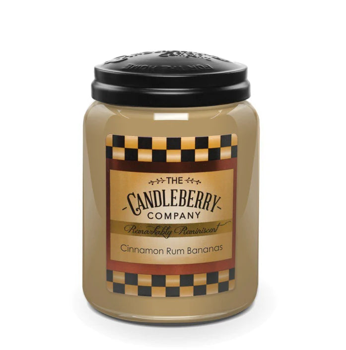 Candleberry Candle Products  Cinnamon Rum Banana