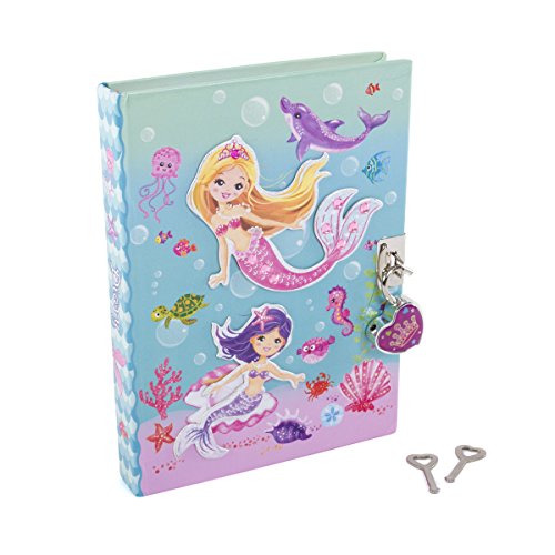 KIDS CORNER  Mermaid Diary and Journal with lock and key