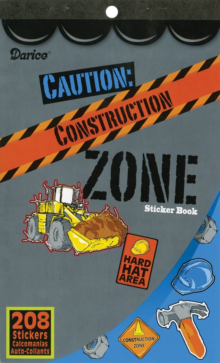 KIDS CORNER Construction Zone Sticker Book