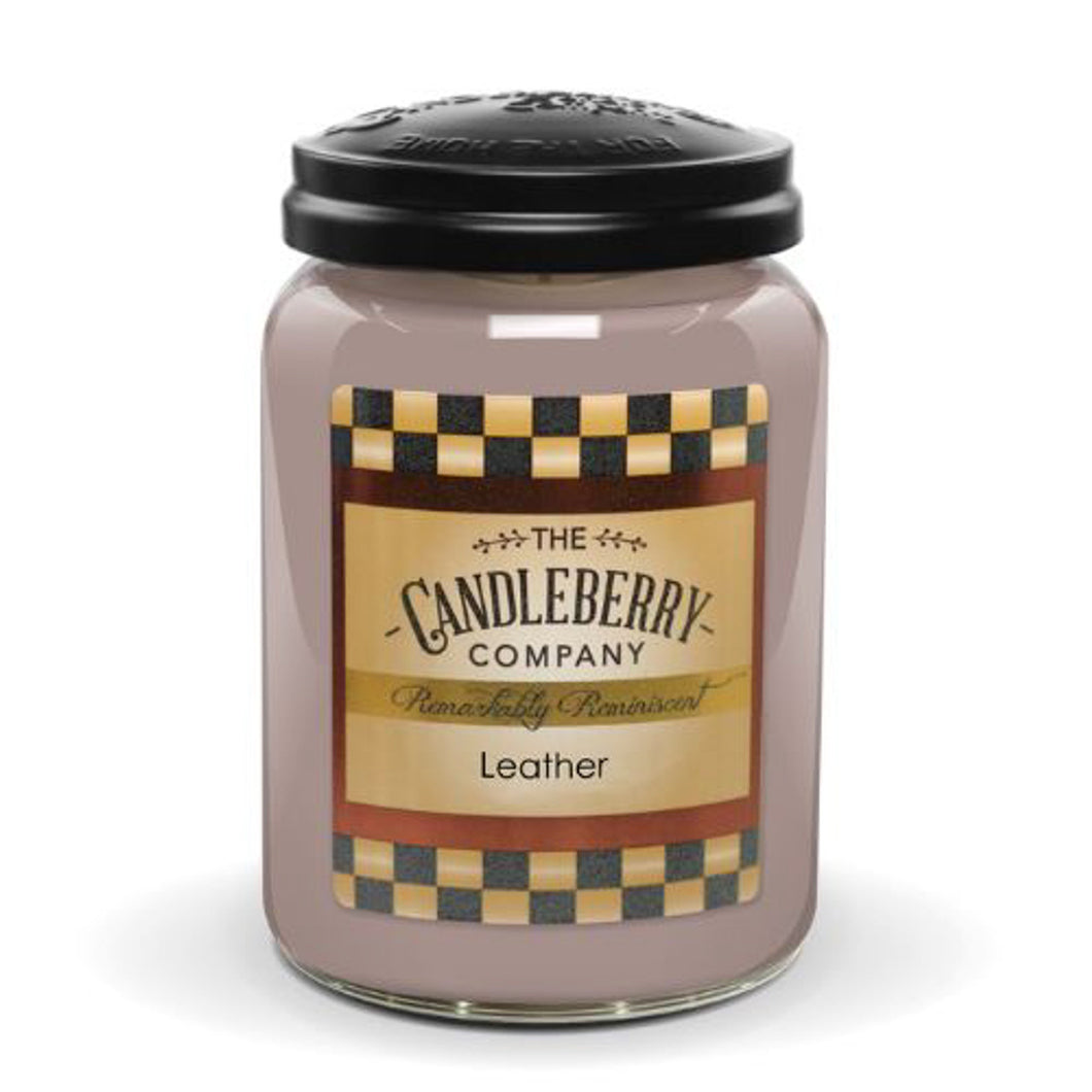 Candleberry Candle Products Leather