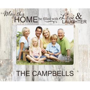 Engravable & Personalized Gifts White Faux  Wood  5 x 7 Photo Frame
